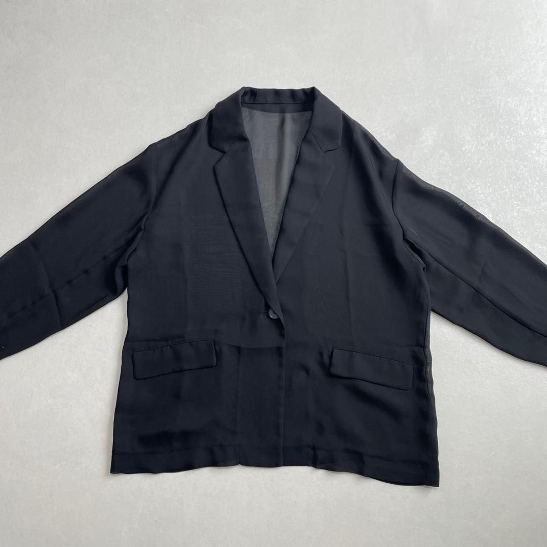 美品 snidel 24SS シアージャケット ブラック サイズ1