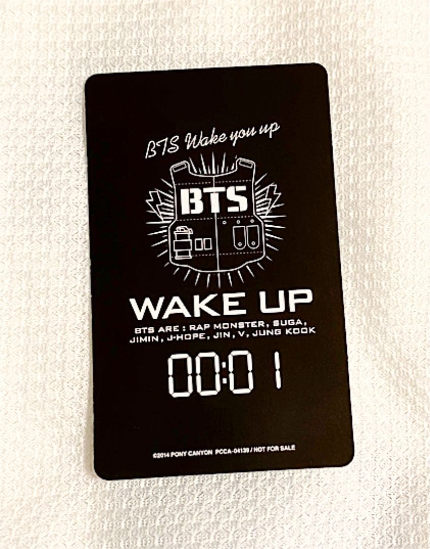 BTS WAKE UP JIN ジン トレカ　公式　希少