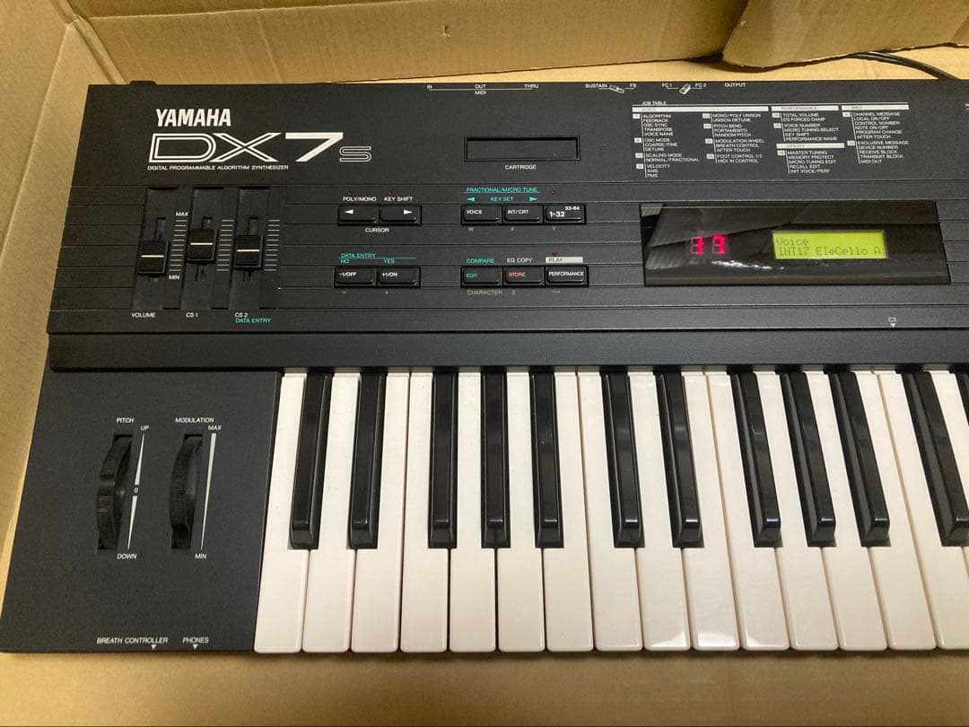 YAMAHA DX7s シンセサイザー キーボード ヤマハ 0712①