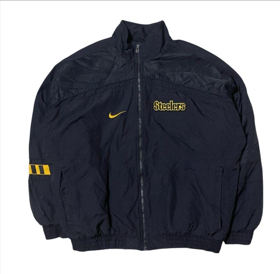 NIKEナイキNFLスティーラーズ中綿ジャケット90s刺繍ヴィンテージ