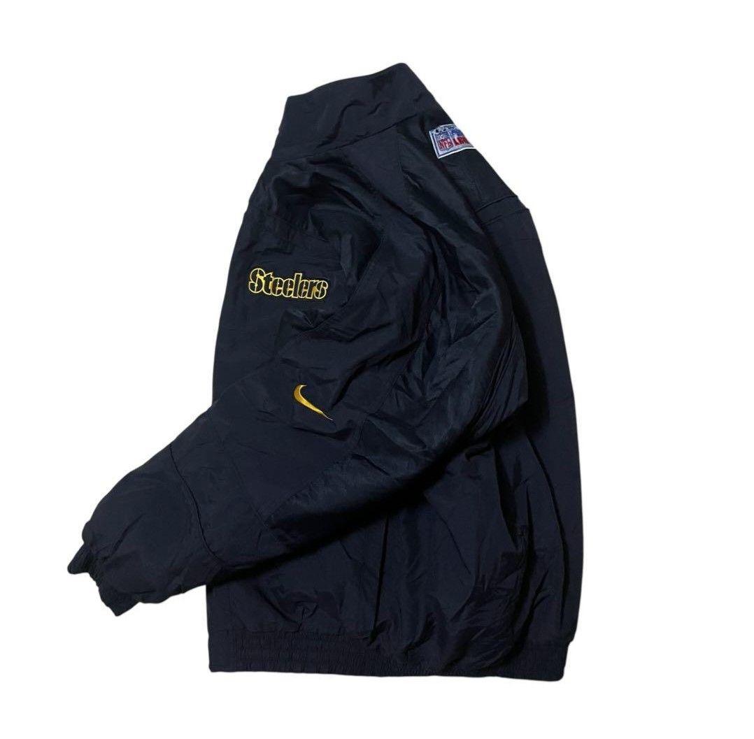 NIKEナイキNFLスティーラーズ中綿ジャケット90s刺繍ヴィンテージ