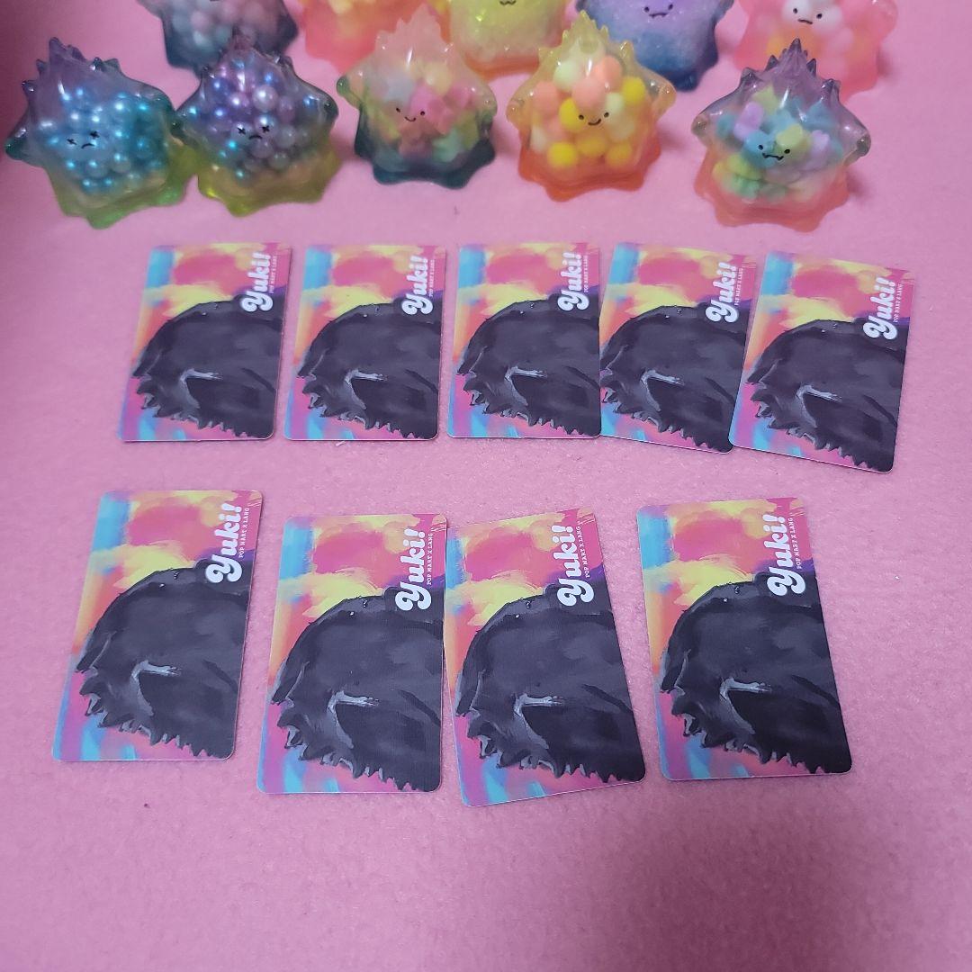YUKI SOFUBI KAIJU POP MART 虹色透明シリーズ　セット