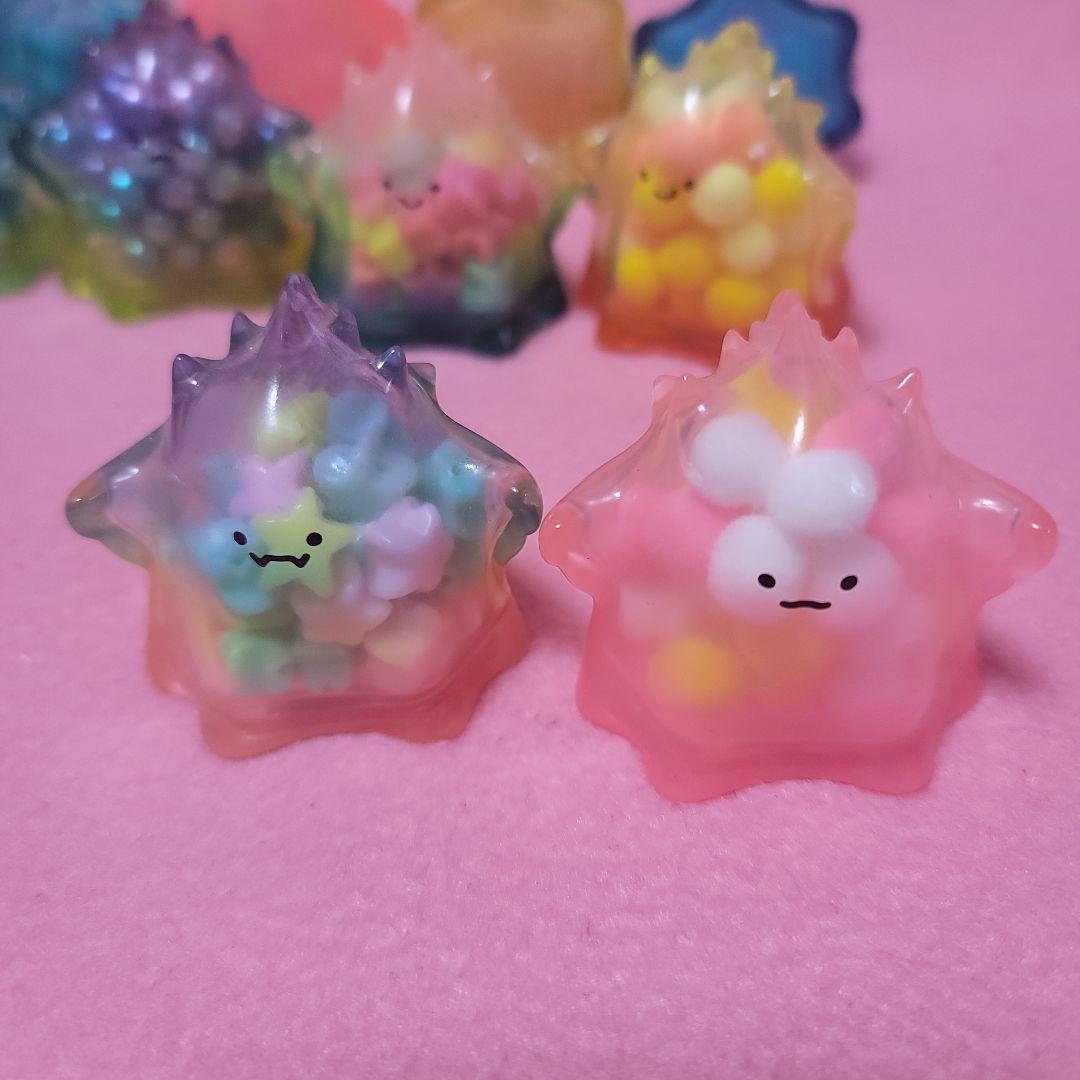 YUKI SOFUBI KAIJU POP MART 虹色透明シリーズ　セット