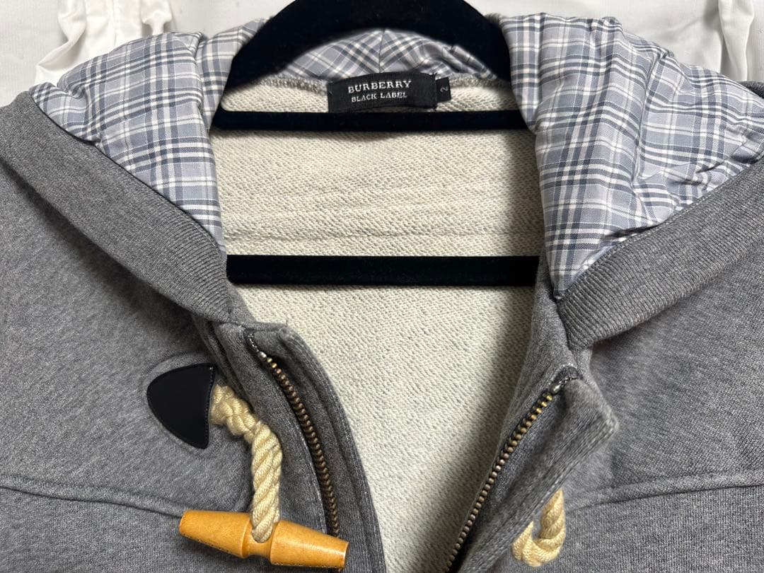 BURBERRY BLACK LABEL グレー ダッフルコート