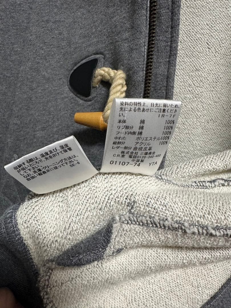 BURBERRY BLACK LABEL グレー ダッフルコート