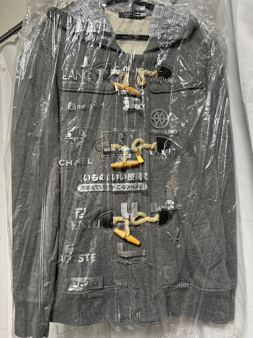 BURBERRY BLACK LABEL グレー ダッフルコート