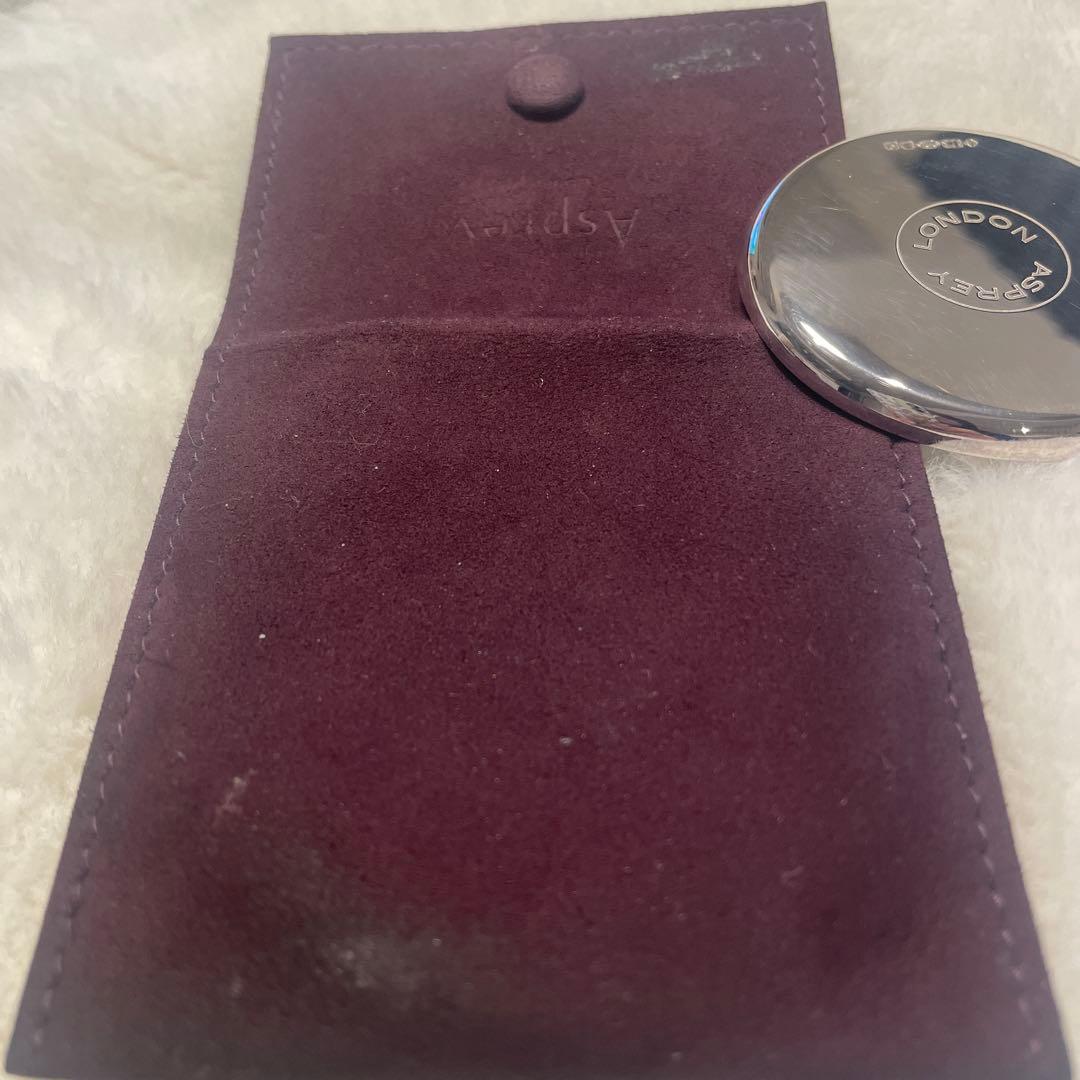Asprey Londonスターリングシルバー メイクアップミラー