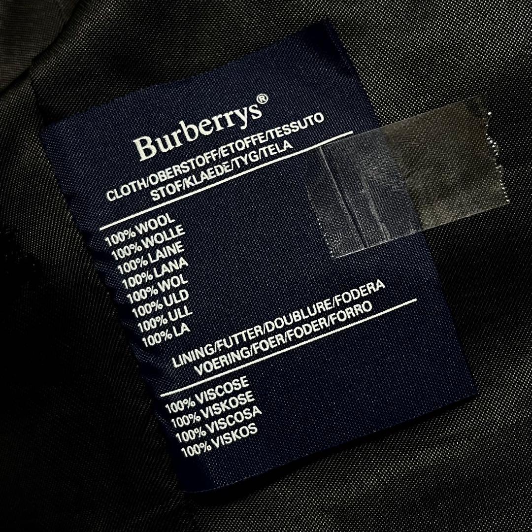 【金ボタン】Burberry's ダブルジャケット 裏地・総柄 希少サイズ✨
