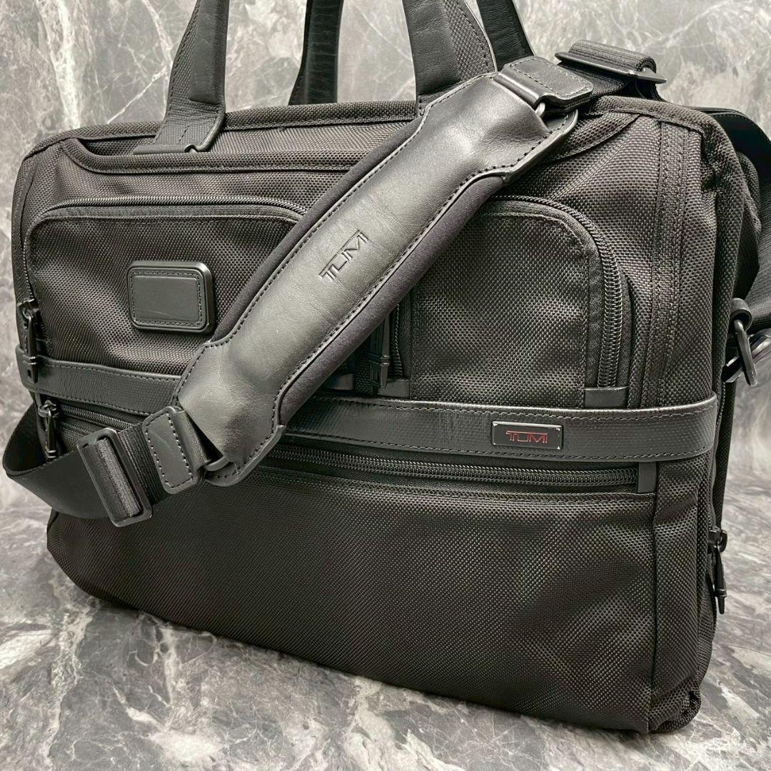 ✨美品✨TUMI 2way ALPHAⅡ エキスパンダブルショルダーバッグ 黒