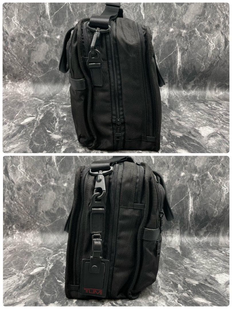✨美品✨TUMI 2way ALPHAⅡ エキスパンダブルショルダーバッグ 黒