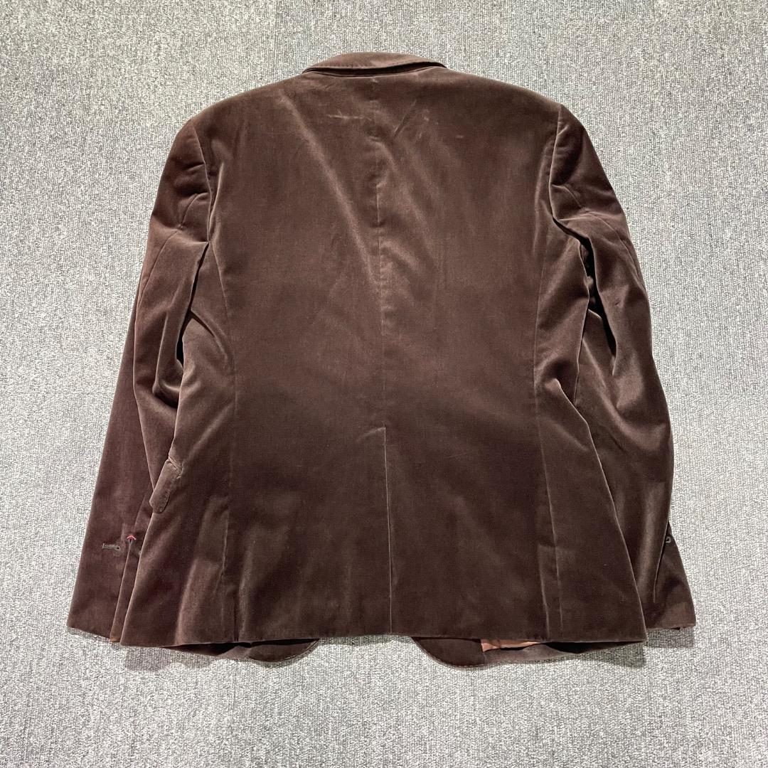 【yutasera】Paul Smithベロアテーラードジャケットブラウン