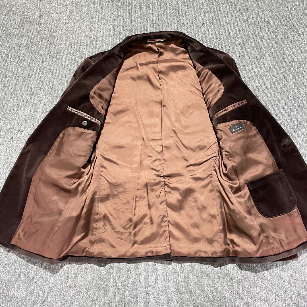 【yutasera】Paul Smithベロアテーラードジャケットブラウン