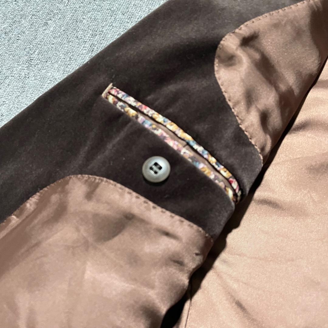 【yutasera】Paul Smithベロアテーラードジャケットブラウン