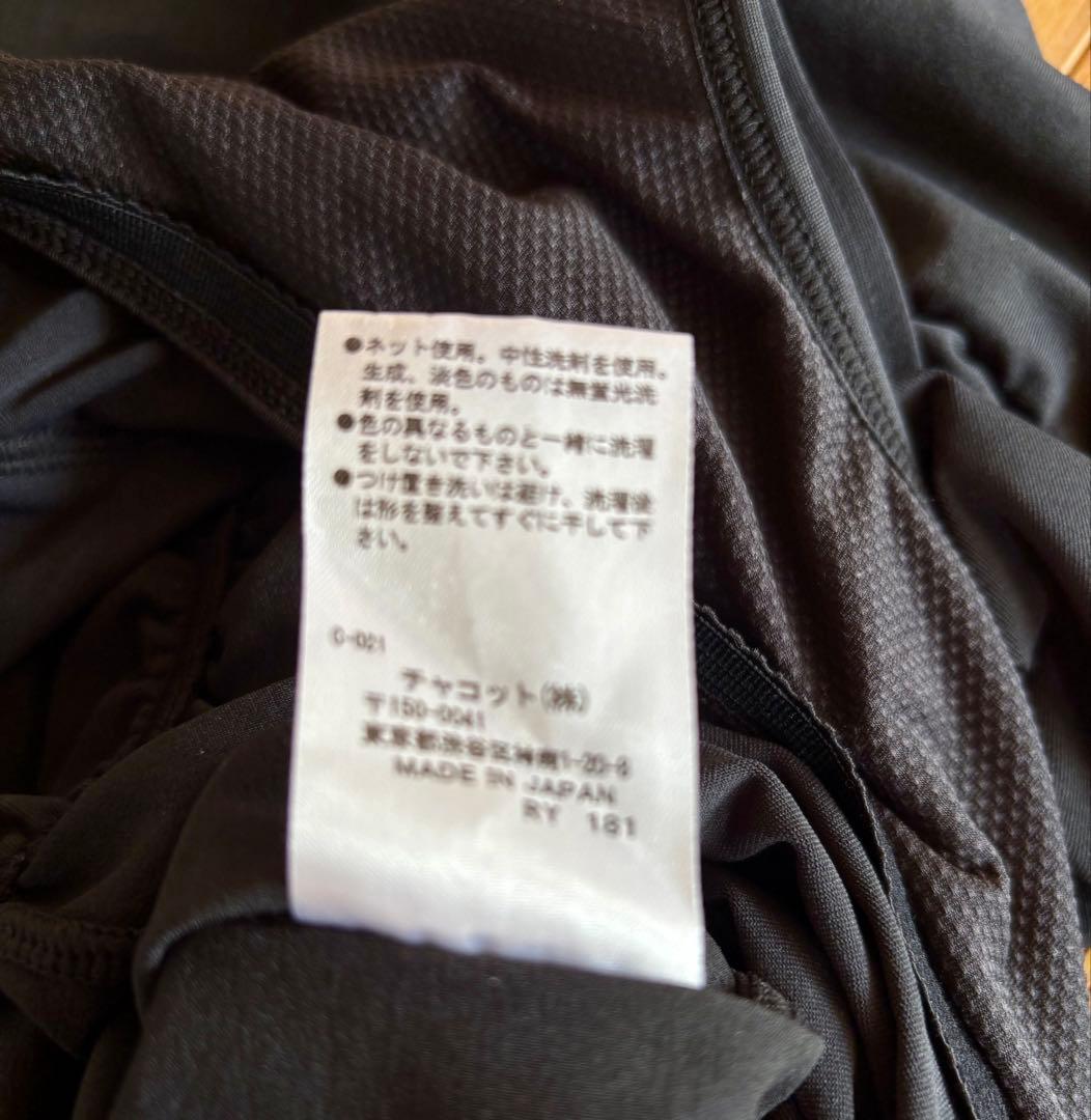 チャコット オールインワン ブラック M クロップドパンツ丈