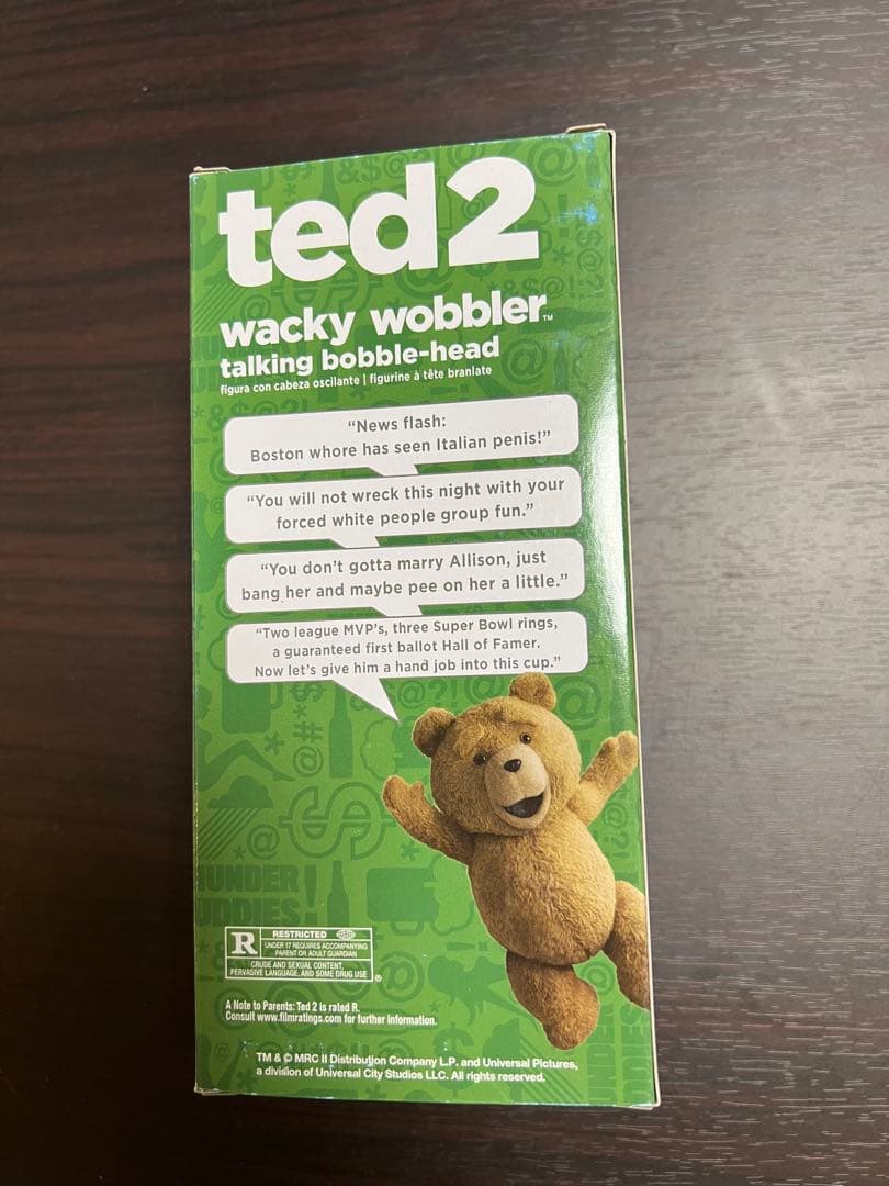 レア ted テッド wacky wobbler トーキングボブルヘッド