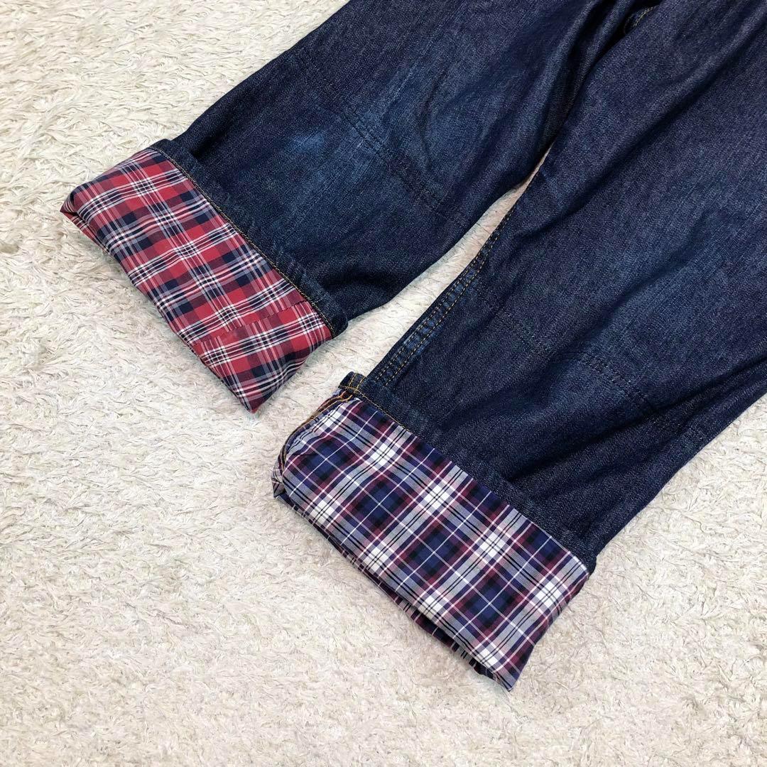 美品 ヴィヴィアンウエストウッドマン サルエル デニムパンツ 立体 46/M位