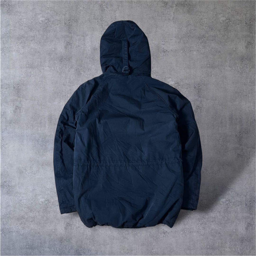 Carhartt Trapper Parkaファー取外裏ボアJKブラックS革タグ