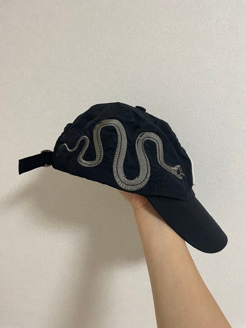 PALACE キャップ ブラック Pロゴ 刺繍 ロゴキャップ ストリート