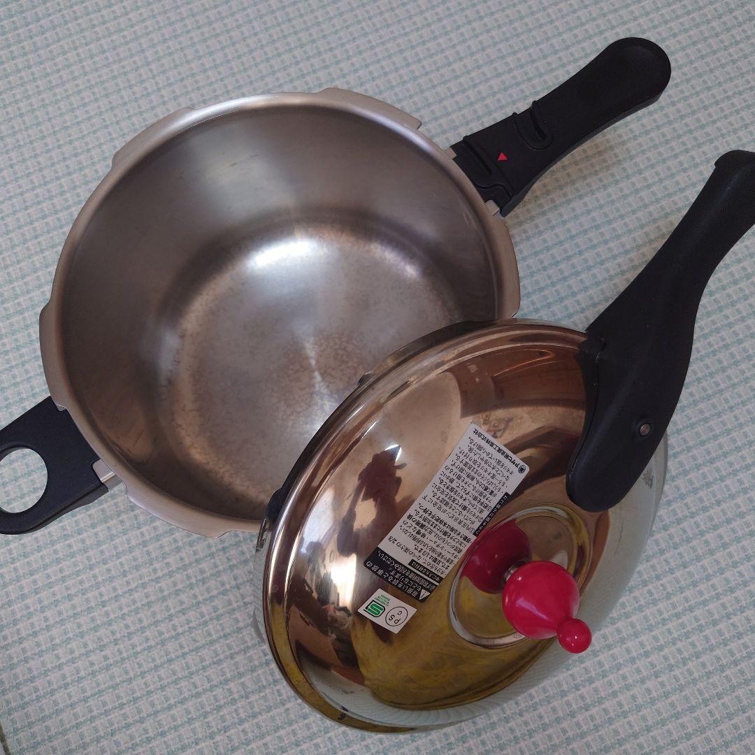 専用です　アサヒ軽金属圧力鍋 5.5L ステンレス製 取説付き