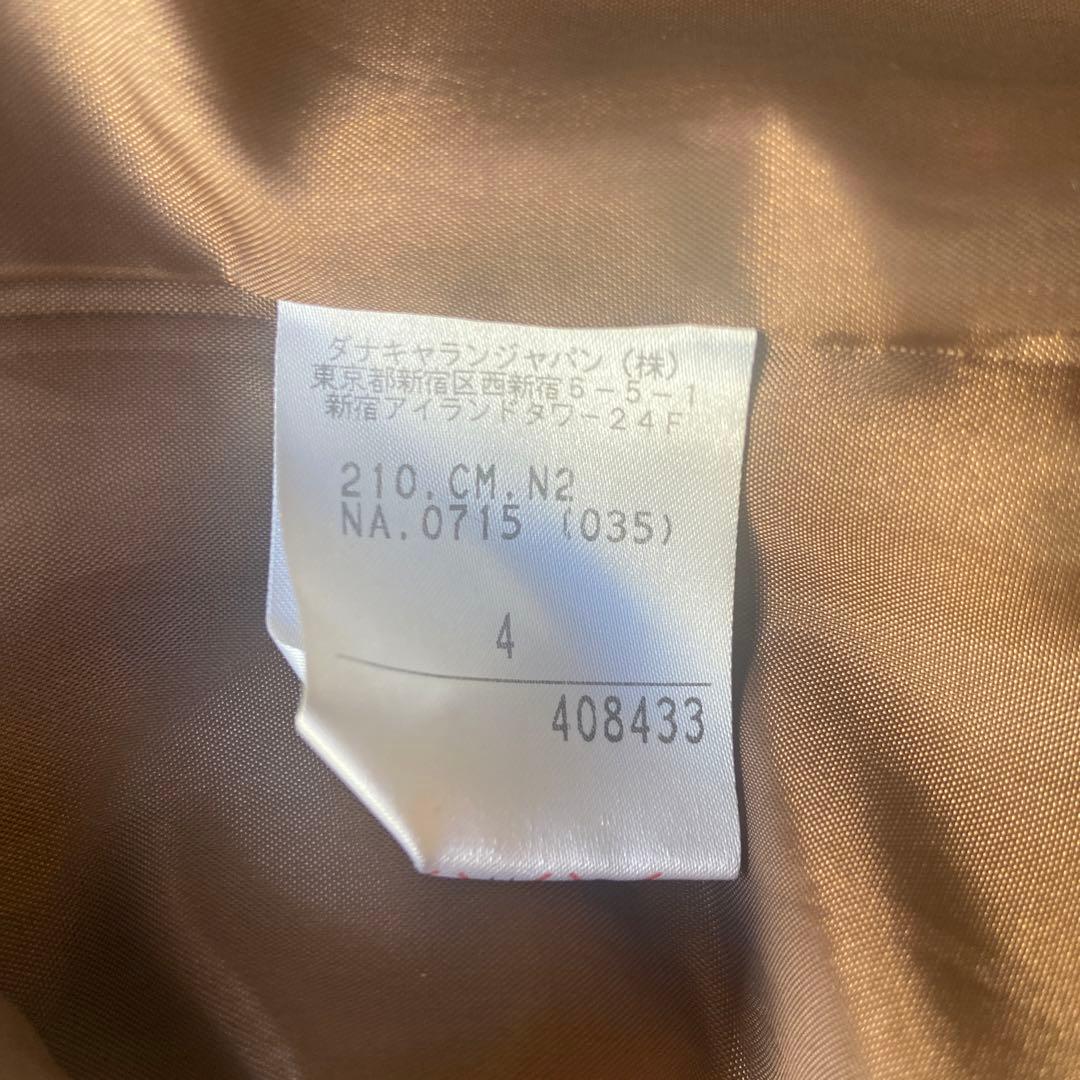 DKNY ラムレザー　トレンチコート　ブラウン