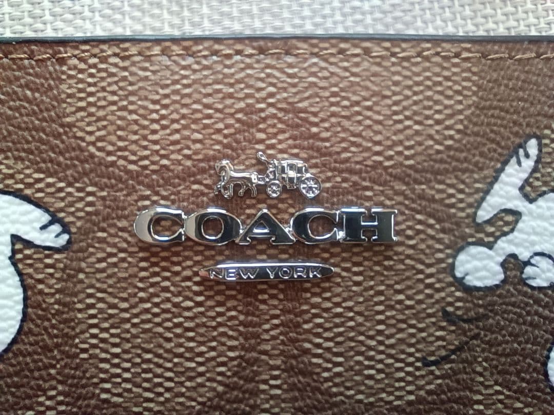 くーたむさん専用 COACH スヌーピー 二つ折り財布