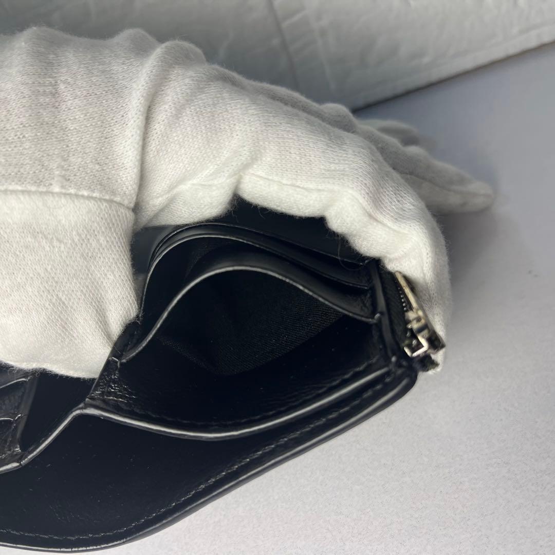 LOEWEロエベ 財布 アナグラム バーティカルウォレットスモール 三つ折り