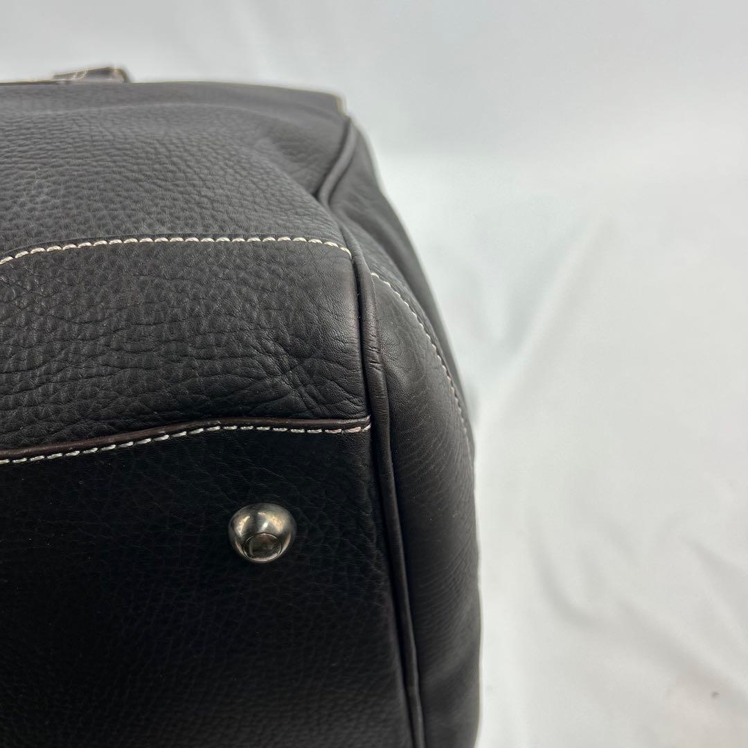 【美品】トッズ　ボストンバッグ　デカボストン　トートバッグ　レザー　バイカラー
