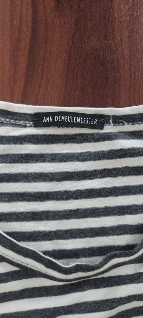 ANN DEMEULEMEESTER オリゾンティ期 長袖ボーダーTシャツXS