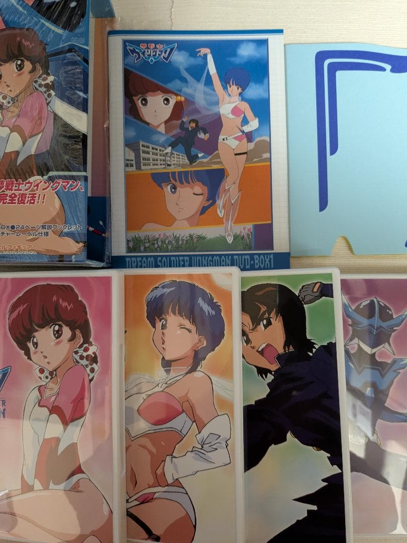ディスク未使用 ウィングマン DVD-BOX 1・2 特典・フィギュア付き