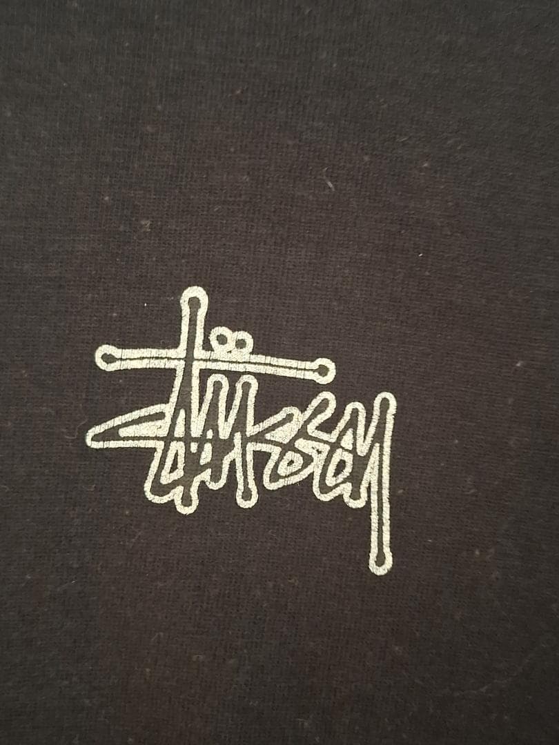 OKAY様 USA製 90s Stussy ドラゴン 紺タグ L 黒 ストゥーシ