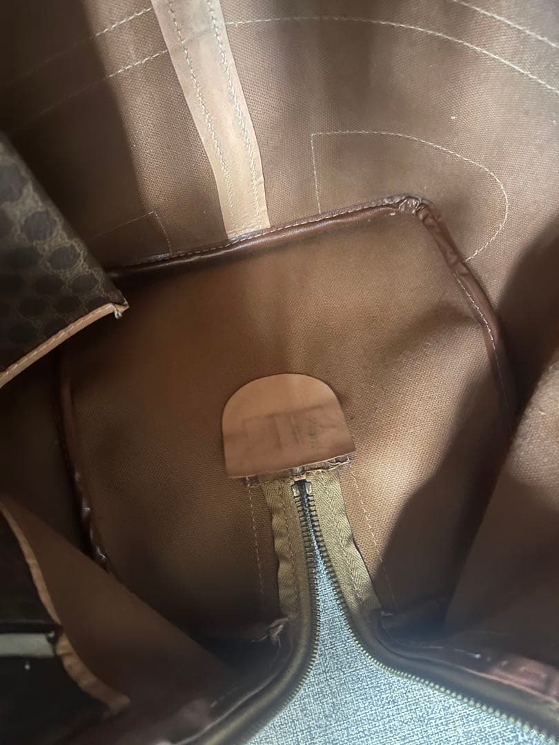 CELINE セリーヌ マカダム柄 ボストンバッグ