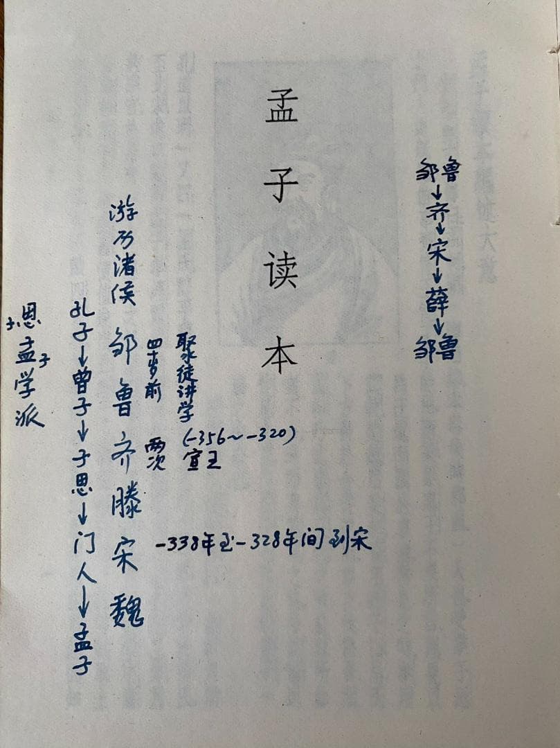 1986年初版！【四書読本】上下2冊セット　古籍　北京市中国書店発行　研究資料