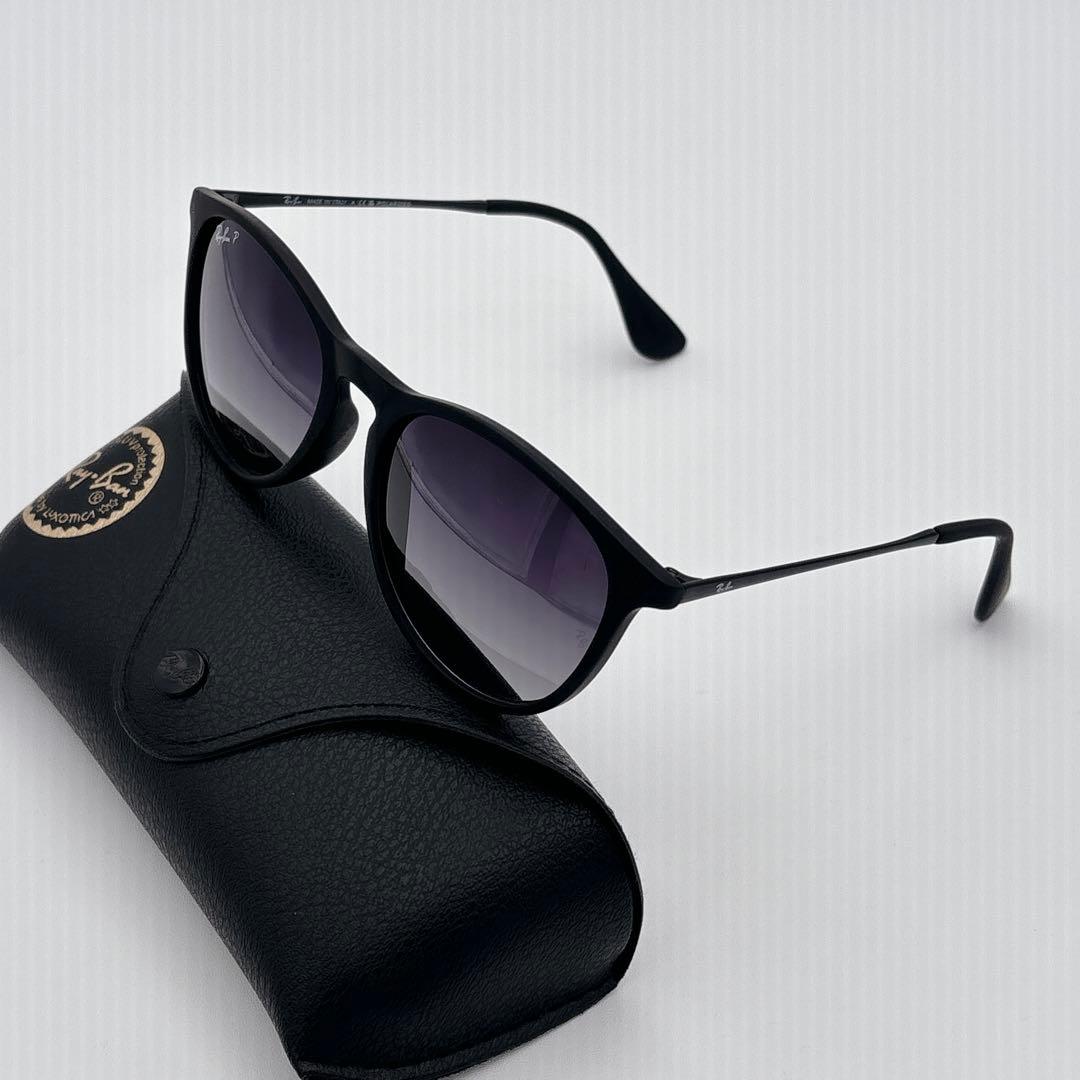 美品 Ray-Ban ERIKA RB4171 偏光レンズ ブラック ケース付