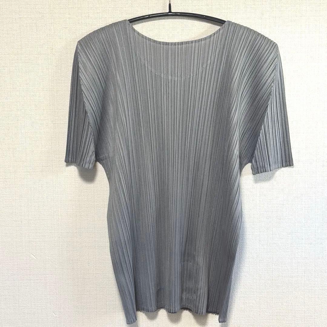 【最終価格・美品】PLEATS PLEASEプリーツプリーズ 半袖 グレー