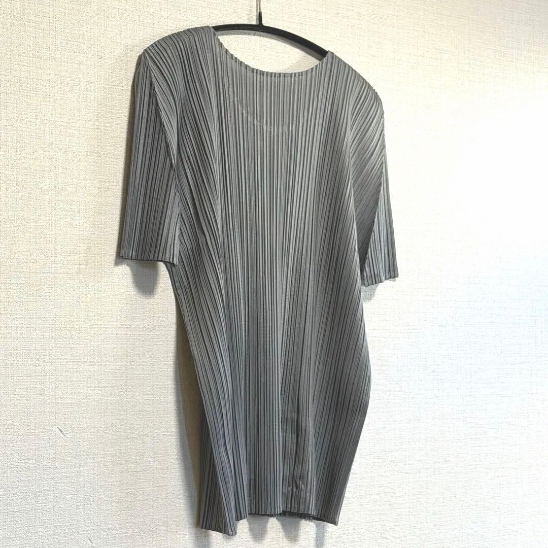 【最終価格・美品】PLEATS PLEASEプリーツプリーズ 半袖 グレー