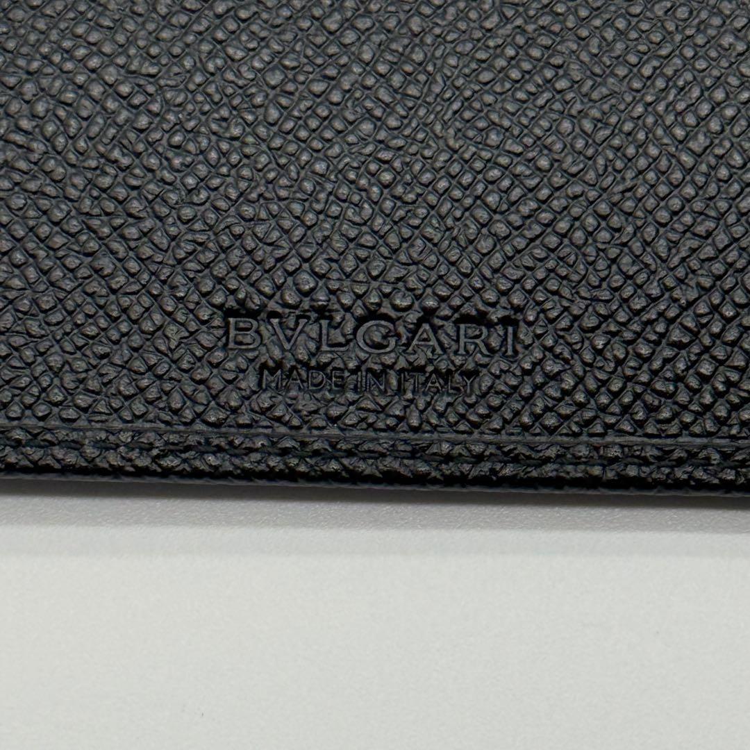 BVLGARI ブルガリ 二つ折り ロゴ 財布 ウォレット メンズ 小銭 カード