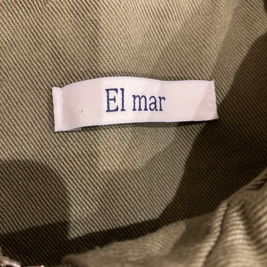 El mar(エルマール) NEWスタンドカラーミリタリーコート