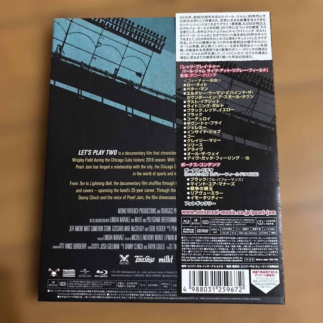 【美品】パール・ジャム レッツ・プレイ・トゥー('17米)
