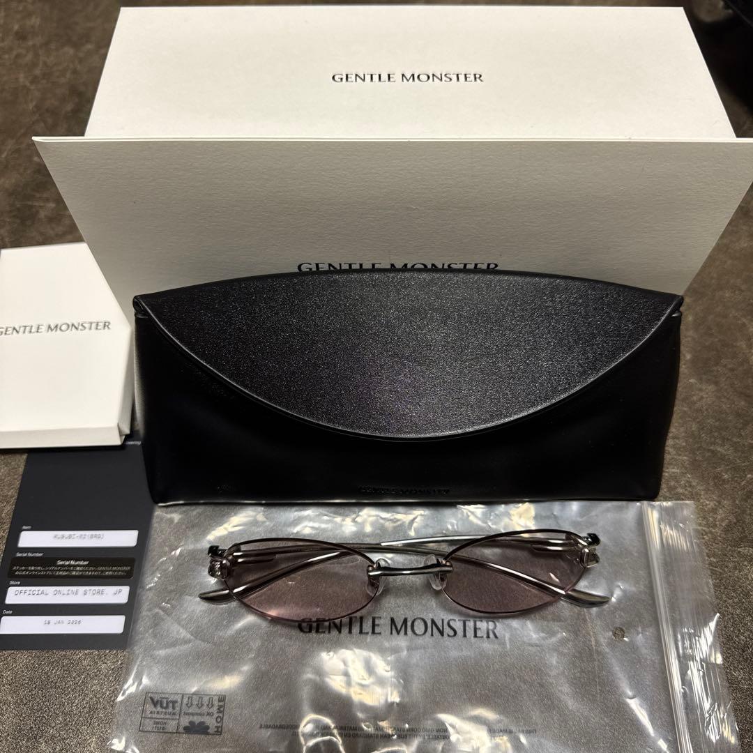 美品 GENTLE MONSTER Musubi 02 リムレス