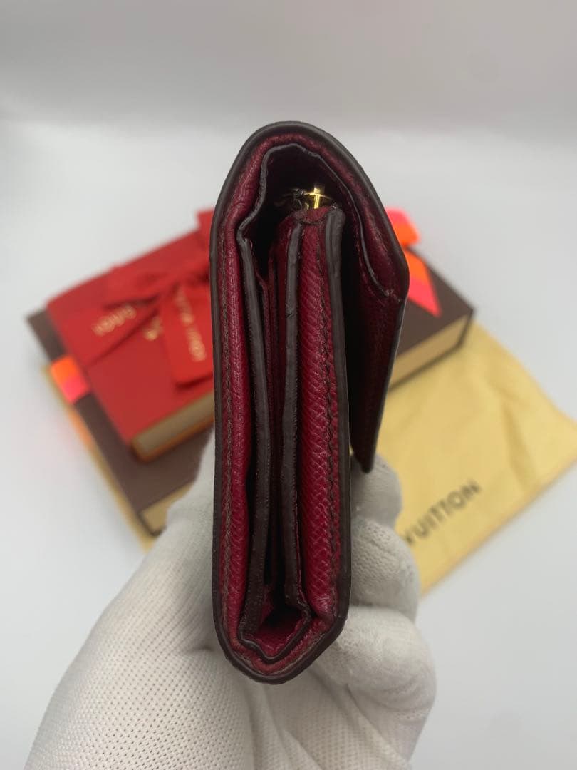 ルイヴィトン モノグラム ポルトフォイユ ヴィクトリーヌフューシャ 三つ折り財布