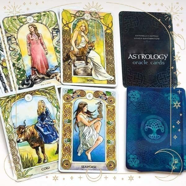 【正規品オラクルカード】美麗アート✨アールヌーボースタイル✨ケルト占星術のデッキ
