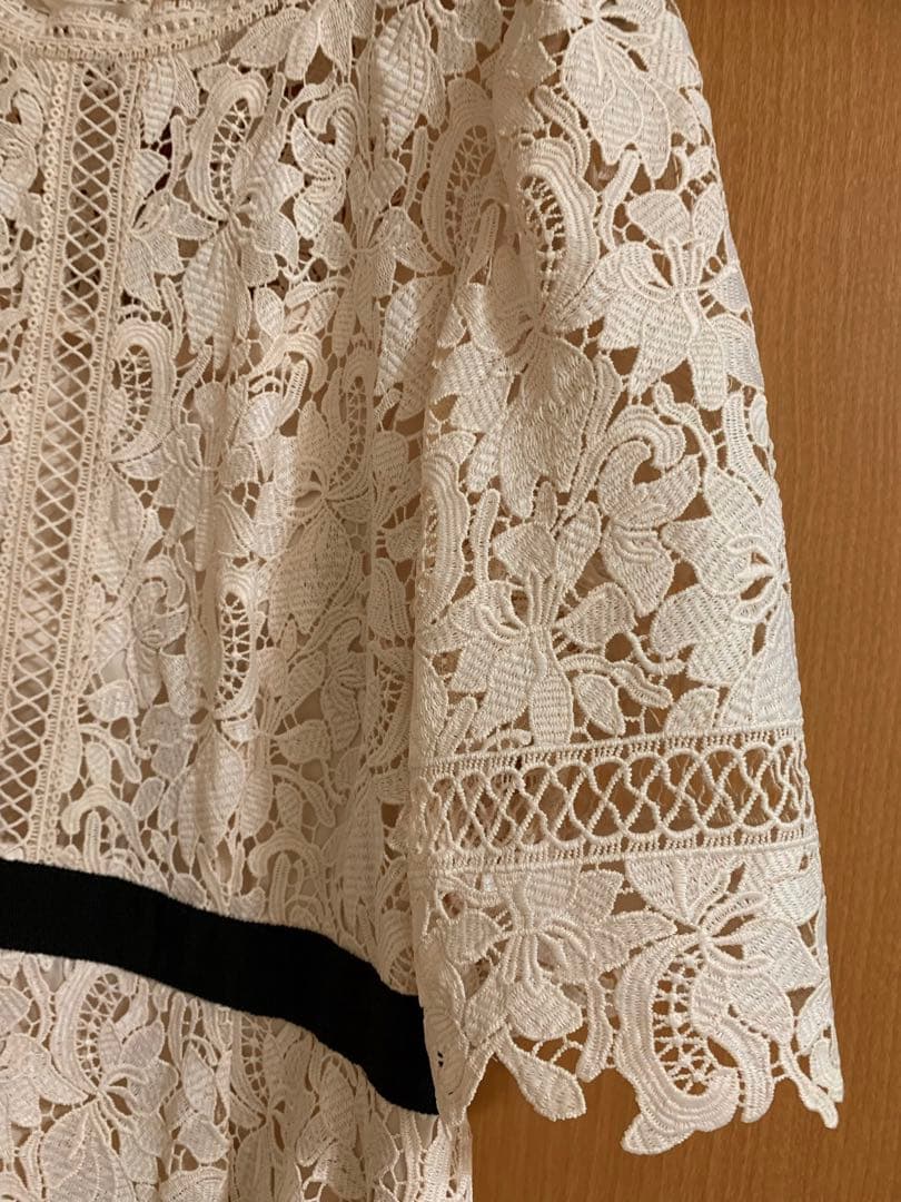 CELFORD セルフォード　レースワンピース　38 ピンクベージュ　美品