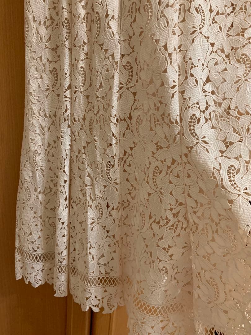 CELFORD セルフォード　レースワンピース　38 ピンクベージュ　美品