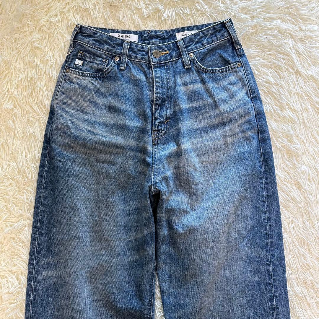 ［FASHIRU × SOMETHING］baggy fit Jeans