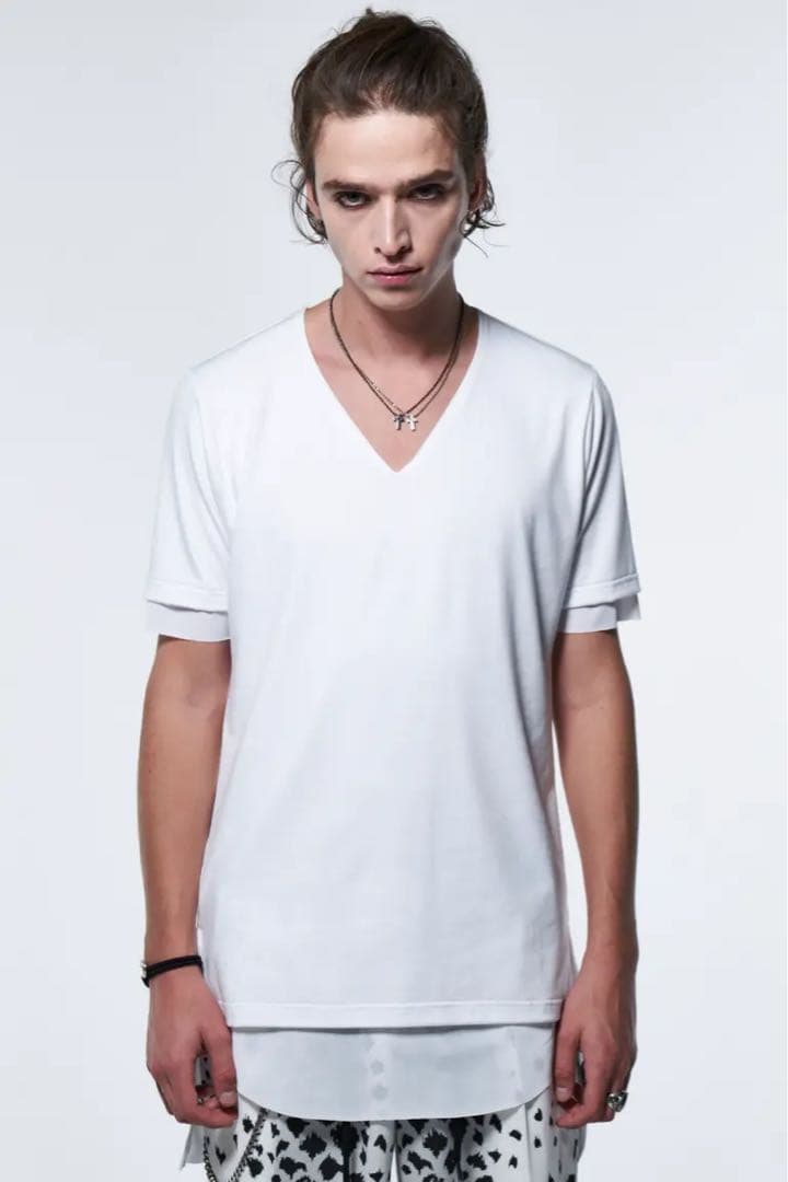 kiryuyrik LayerdT-Shirts Tシャツ/ホワイト&ホワイト
