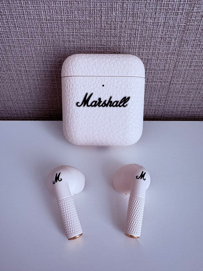 値下げ★Marshall MINOR IV ワイヤレスイヤホン クリーム