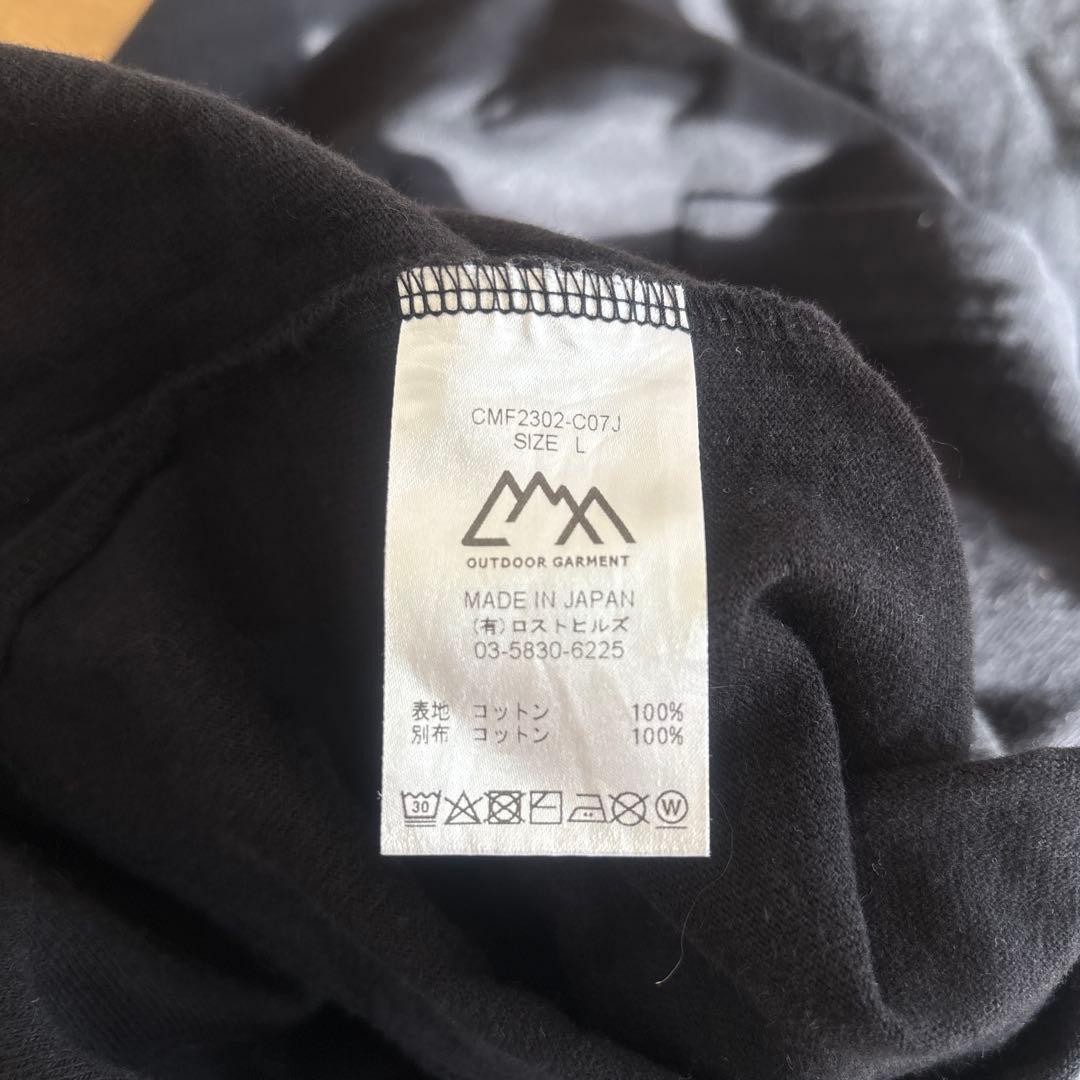 オーバーサイズ 黒 Tシャツ ポケット付き