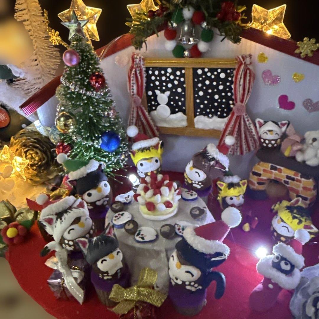 どんぐりアート♡2025年度Xmas BIGオブジェ♡