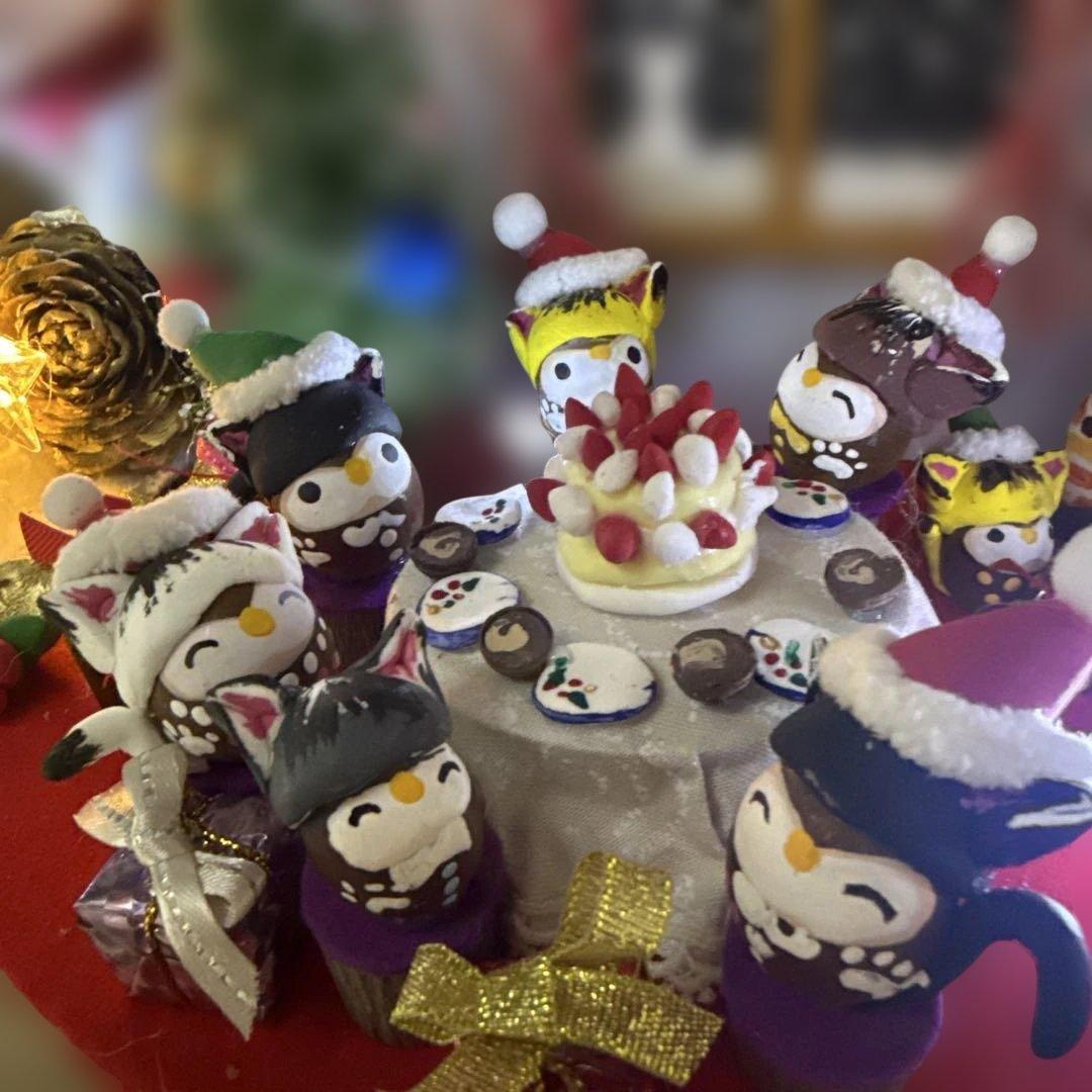 どんぐりアート♡2025年度Xmas BIGオブジェ♡