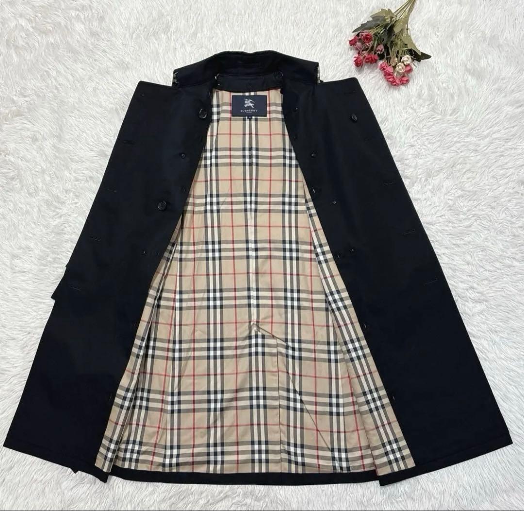 【新品】 バーバリー トレンチコート ライナー ベルト　ブラック ノバチェック